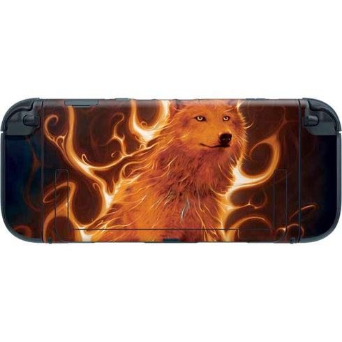 Phoenix Wolf by Vincent Hie Nintendo Switch 2 (2025) with Joy-Con Skin